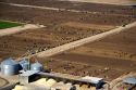 Aerial view of a cattle feedlot near Eagle, Idaho.