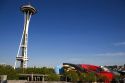 The Space Needle and the Experience Music Project in Seattle, Washington.