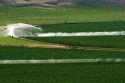 Irrigation on farmland near Glenns Ferry, Idaho.