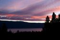 Sunset on Cascade Lake in Idaho.