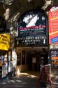 The entrance to the Espace Saint Michel cinema in Paris, France.