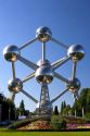 The Atomium monument at Brussels, Belgium.