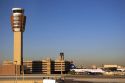 Control tower at the Phoenix Sky Harbor International Airport, Arizona.