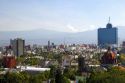 A view of Mexico City taken from Chapultepec Hill showing the Torre WTC building, Mexico.