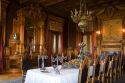 The formal dining hall inside the Chapultepec Castle in Mexico City, Mexico.