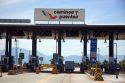 A toll plaza on highway 95 in Mexico.