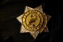 Badge of the Policia Federal in Mexico City, Mexico.