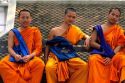 Buddhist monks in Chiang Mai, Thailand.