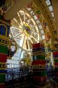 Ferris wheel type ride is a part of Neverland Park inside the Abasto Shopping Centre in Buenos Aires, Argentina.