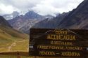 Cerro Aconcagua in the Andes Mountain Range, Argentina.