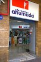 Ahumada pharmacy storefront in Santiago, Chile.