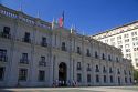 The Palacio de la Moneda in Santiago, Chile.