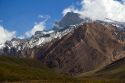 Mount Aconcagua in the Andes Mountain Range, Argentina.