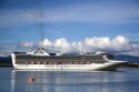 Star Princess cruise ship in the Beagle Channel near Ushuaia, Argentina.