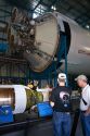 The Saturn V Moon Rocket used by Nasa's Apollo and Skylab programs, located at John F. Kennedy Space Center in Cape Canaveral, Florida.