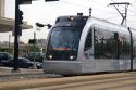 The METRORail Red Line light rail in Houston, Texas.