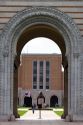 Large archway on the campus of William Marsh Rice University in Houston, Texas.