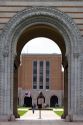 Large archway on the campus of William Marsh Rice University in Houston, Texas.