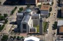 Aerial view of the new Co-Cathedral of the Sacred Heart in Houston, Texas.