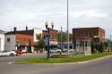 The downtown of Brooklyn, Michigan.