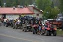 All terrain vehicle rally at Elk River, Idaho.