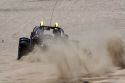 Dune buggy driving on sand dunes at St. Anthony, Idaho.