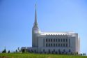 The Mormon Temple in Rexburg, Idaho.