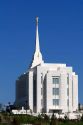 The Mormon Temple in Rexburg, Idaho.