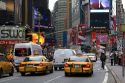 Traffic in Times Square, Manhattan, New York City, New York, USA.