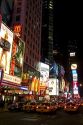 Broadway theatres in midtown-Manhattan, New York City, New York, USA.