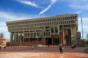 Boston City Hall located in Government Center plaza in downtown Boston, Massachusetts, USA.