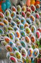 Soup spoons being sold at a market in the Cholon district of Ho Chi Minh City, Vietnam.