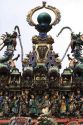 Detail of the Quan Am Pagoda, a famous Chinese temple in the Cholon district of Ho Chi Minh City, Vietnam.