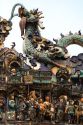 Detail of the Quan Am Pagoda, a famous Chinese temple in the Cholon district of Ho Chi Minh City, Vietnam.