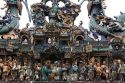 Detail of the Quan Am Pagoda, a famous Chinese temple in the Cholon district of Ho Chi Minh City, Vietnam.
