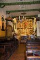 The Golden Altar inside the Father Serra's Church at Mission San Juan Capistrano, California, USA.