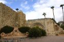Ruins of the Great Stone Church at Mission San Juan Capistrano, California, USA.