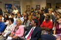 New United States citizens attend a citizenship ceremony in Idaho, USA.