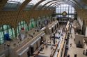 Interior of the Musee d'Orsay located in Paris, France.