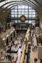 Interior of the Musee d'Orsay located in Paris, France.