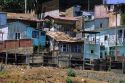 Slum housing in Valparaiso, Chile.