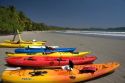 Sea kayak rentals at Playa Samara, Costa Rica.