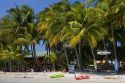 Surf school at Playa Samara, Costa Rica.