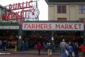 The Pike Place Market in Seattle, Washington, USA.