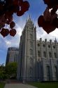 The Salt Lake Temple located in Salt Lake City, Utah, USA.