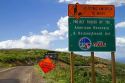 American Recovery and Reinvestment funded road work sign within the Mesa Verde National Park, Colorado, USA.