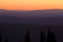 Sunset from the summit of Green Mountain along the historic Magruder Corridor road that devides the Frannk Church-River of No Return Wilderness Area and the Selway-Bitterwoot Wilderness in Idaho, USA.