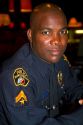 African american police officer in Montgomery, Alabama, USA.