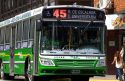 Public transportation bus in Buenos Aires, Argentina.