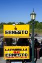 Food vendor in the Puerto Madero district of Buenos Aires, Argentina.